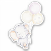 Kleiner Elephant-Süße Tier-Sticker Aufkleber (Vorderseite)