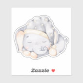 Kleiner Elephant-Süße Tier-Sticker Aufkleber (Blatt)