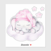 Kleiner Elephant-Süße Tier-Sticker Aufkleber (Blatt)