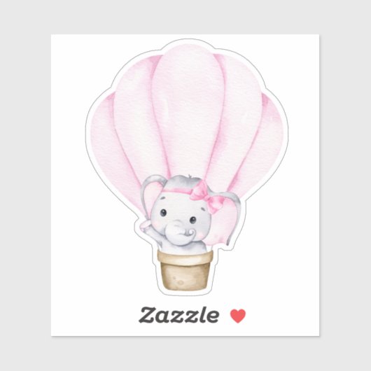 Kleiner Elephant-Süße Tier-Sticker Aufkleber (Blatt)