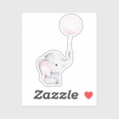 Kleiner Elephant-Süße Tier-Sticker Aufkleber (Blatt)