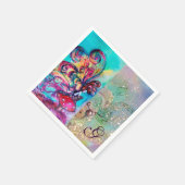 KLEINER ELF DES MUSHROOMMONOGRAMM SERVIETTE (Ecke)