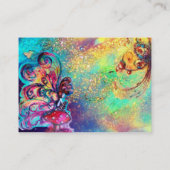 Kleiner Elf Pilze, lila Visitenkarte (Rückseite)