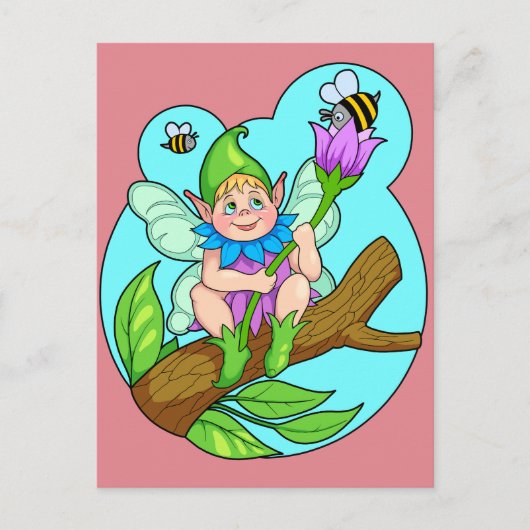 kleiner Elf Postkarte (Vorderseite)