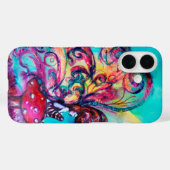 KLEINER ELF VON MUSHÖMEN, rosa, gelbes, funkelndes Case-Mate iPhone Hülle (Rückseite (Horizontal))