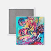 Kleiner Elf von Pilzen Magnet (Vorderseite/Rückseite)