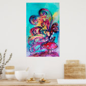 Kleiner Elf von Pilzen Poster (Küche)