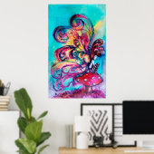 Kleiner Elf von Pilzen Poster (Heimbüro)