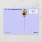 Kleiner Elf von Pilzen Postkarte (Rückseite)