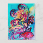 Kleiner Elf von Pilzen Postkarte (Vorderseite)