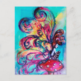 Kleiner Elf von Pilzen Postkarte