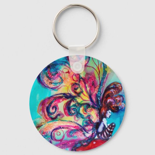 Kleiner Elf von Pilzen Schlüsselanhänger (Vorderseite)