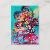 Kleiner Elf von Pilzen, Violett, Lila Visitenkarte (Rückseite)