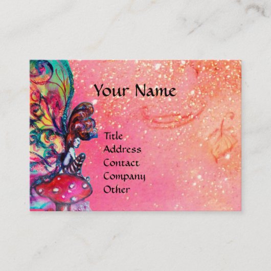 Kleiner Elf von Pilzen Visitenkarte (Vorderseite)