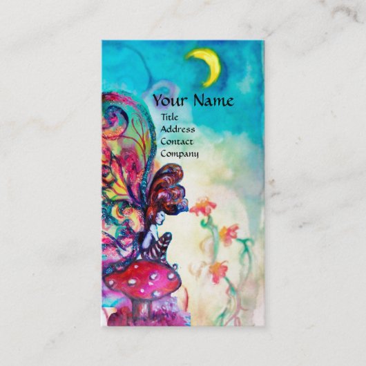 Kleiner Elf von Pilzen Visitenkarte (Vorderseite)