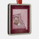 Kleiner Engel (anpassbar) Silbernes Ornament (Rechts)