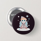 Kleiner Engel Button (Vorne & Hinten)