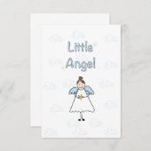 Kleiner Engel Dankeskarte (Vorne/Hinten)