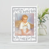 Kleiner Engel | Kostenvoranschlag Feiertagskarte (Stehend Vorderseite)