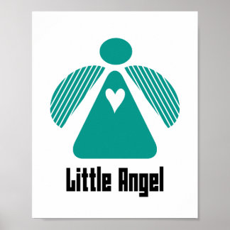 Kleiner Engel Poster (Standard-Bilderrahengröße)