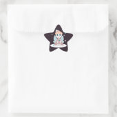 Kleiner Engel Stern-Aufkleber (Tasche)