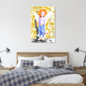 Kleiner Engel - Wasserfarbe Leinwanddruck (Insitu (Schlafzimmer))