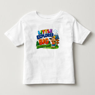 🏕️ Kleiner Entdecker Große Abenteuer Kinder Campi Kleinkind T-shirt