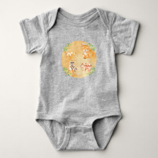 Kleiner Entdecker Mama & Baby-Tiere Baby-Body Baby Strampler