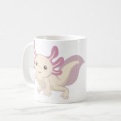 Kleiner entzückender Axolotl Kaffeetasse (Vorderseite Links)