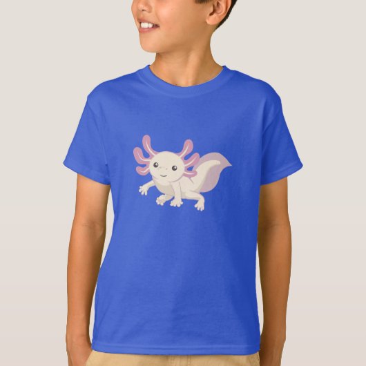 Kleiner entzückender Axolotl T-Shirt (Vorderseite)