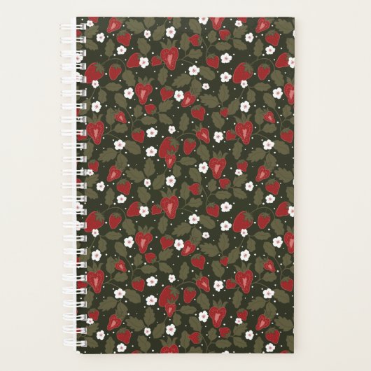 Kleiner Erdbeerplaner | niedlicher Planer (Vorderseite)