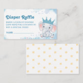 Kleiner Erdnusselefant Begleitkarte (Vorne/Hinten)