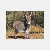 Kleiner Esel Fleecedecke (Vorderseite (Horizontal))