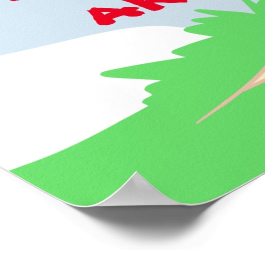 Kleiner Esel Poster (Ecke)