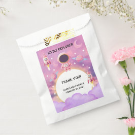 Kleiner Explorer Moderne Lila Babydusche Geschenktütchen