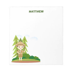 Kleiner Explorer Notizblock