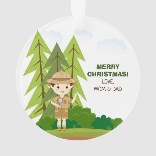 Kleiner Explorer Ornament (Rückseite)