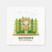 Kleiner Explorer Serviette (Vorderseite)