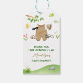 Kleiner Explorer-Wald-WanderBaby-Dusche Geschenkanhänger (Vorderseite)