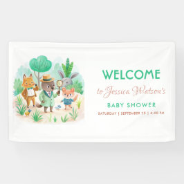 Kleiner Explorer-Walddetektor Kinderdusche Banner