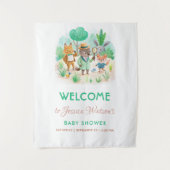 Kleiner Explorer-Walddetektor Kinderdusche Wandteppich (Vorderseite)