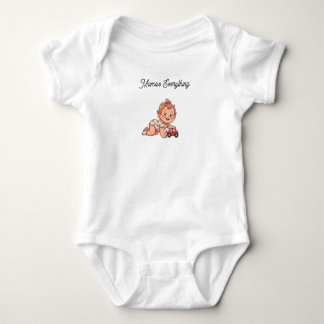 Kleiner Fahrer Baby Strampler