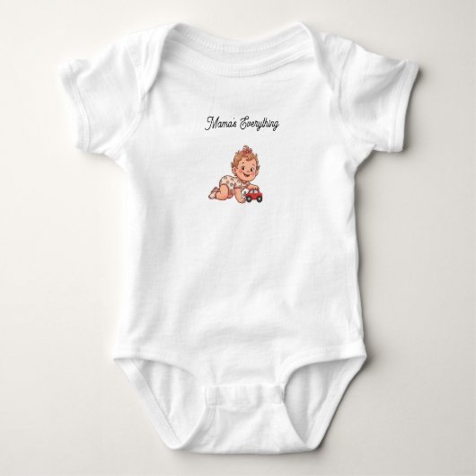 Kleiner Fahrer Baby Strampler (Vorderseite)