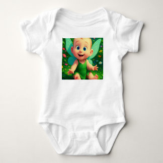 Kleiner Feen-Träumer - Baby-Body mit Feenflügeln Baby Strampler