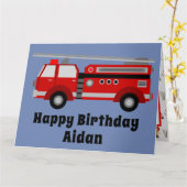 Kleiner Feuermann Karte (Gelbe Blume)