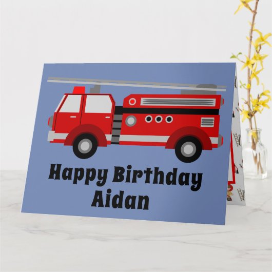 Kleiner Feuermann Karte (Gelbe Blume)