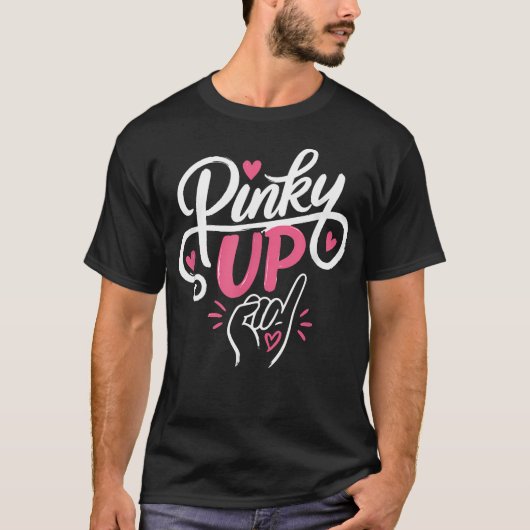Kleiner Finger hoch T-Shirt (Vorderseite)