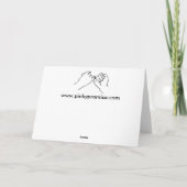 Kleiner Finger schwören Karte (Rückseite)