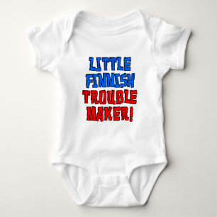 Kleiner finnischer Trouble Maker Baby Strampler