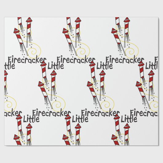 Kleiner Firecracker Geschenkpapier (Flach)